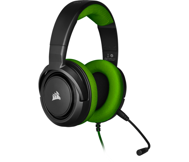 Corsair HS35 Stereo Gaming Headset (zielony) - 504083 - zdjęcie 3